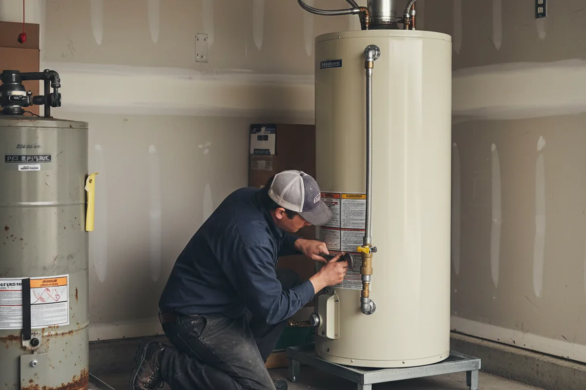 Water heater and shutoff valve replacement in Wailuku