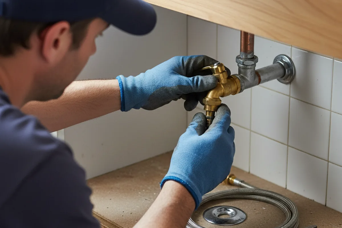 Shutoff valve and fitting work during Emergency Plumbing in Wailuku